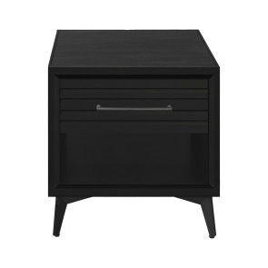 Malibu Seal Skin Black End Table
