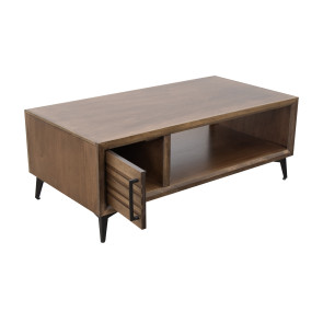 Malibu Bourbon Brown and Espresso Coffee Table