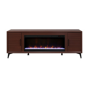 Malibu Lola Rosa Red 78-inch Fireplace Console
