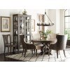 Emporium Ellsworth Round Dining Set w/ Armstrong Host Chairs