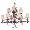 Verona 10 Light Chandelier (Aged Golden Copper)