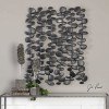 Skipping Stones Forged Iron Wall Art