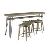 Sanbern Bar Console w/ Three Stools