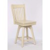 Choices Antique White Mission Back Counter Stool