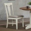 Antique White Panel Back Side Chair (Set of 2)