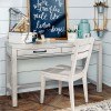 Summer Camp Panel Bedroom Set (Stone Path White)
