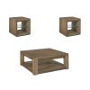 Paulson Square Drawer Occasional Table Set