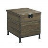 Hidden Treasures Milling Chest End Table