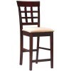 Mix and Match Wheat Back 24 inch Barstool (Cappuccino) (Set of 2)