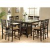 Mix and Match Counter Height Dinette w/ Chair Choices (Cappuccino)
