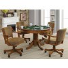 Mitchell Poker/ Bumper Pool Game Room Set (Oak)
