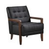 Crafton Black Accent Chair