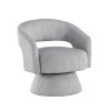Upton Gray Swivel Chair