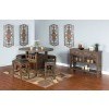 Homestead Round Counter Height Dining Set w/ Backless Stools
