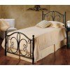 Milwaukee Youth Metal Bed (Antique Brown)