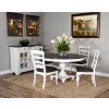 Carriage House Round Dining Room Set w/ Ladderback Chairs