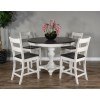 Carriage House Counter Height Round Dining Set w/ Ladderback Barstools