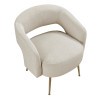 Roslyn Taupe Accent Chair