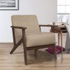 August Accent Chair (Light Brown)