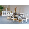Carriage House Trestle Dining Room Set w/ X-Back Chairs