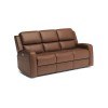 Linden Power Reclining Sofa (Dark Brown)