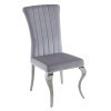 Carone Side Chair (Grey) (Set of 4)
