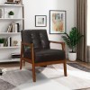 Alby Accent Chair (Dark Brown)