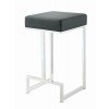 Black and Chrome Counter Height Stool