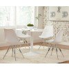 Lowry Round Dinette w/ White Chairs