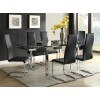 Wexford Rectangular Dining Set w/ Black Chairs