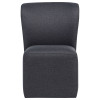 Jaelynn Charcoal Upholstered Side Chair (Set of 2)