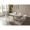 Extravaganza 109 Gloss Golden Jade Dining Room Set