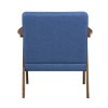 Omara Blue and Brown Accent Chair