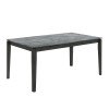 Stevie Dining Table (Grey Faux Marble Top)