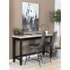 Toby Counter Height Dining Set w/ Grey Leatherette Chairs