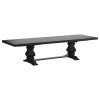 Florence Dining Table (Distressed Black)