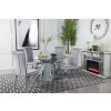 Quinn Dining Room Set w/ Grey Chairs