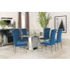 Marilyn Dining Room Set w/ Teal Chairs