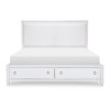 Summerland Upholstered Storage Bed (Pure White)