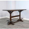 Homestead Pub Table Set w/ Metroflex Backless Stools