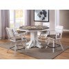 La Sierra Counter Height Round Game Table Set