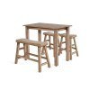 Marina Counter Height Dining Room Set (Beach Pebble)
