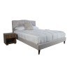 Rachel 3-Piece Upholstered Bedroom Set w/ 2 Nightstands