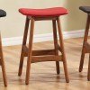 24 Inch Counter Height Stool (Red) (Set of 2)