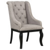 Phelps Distressed Noir and Tan Dining Room Set