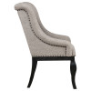 Phelps Distressed Noir and Tan Dining Room Set