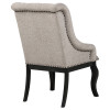 Phelps Distressed Noir and Tan Dining Room Set