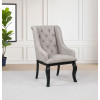 Phelps Distressed Noir and Tan Dining Room Set
