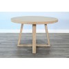 Mia Natural Round Wood Dining Table