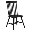 Andrews Round Dining Room Set w/ Black Chairs